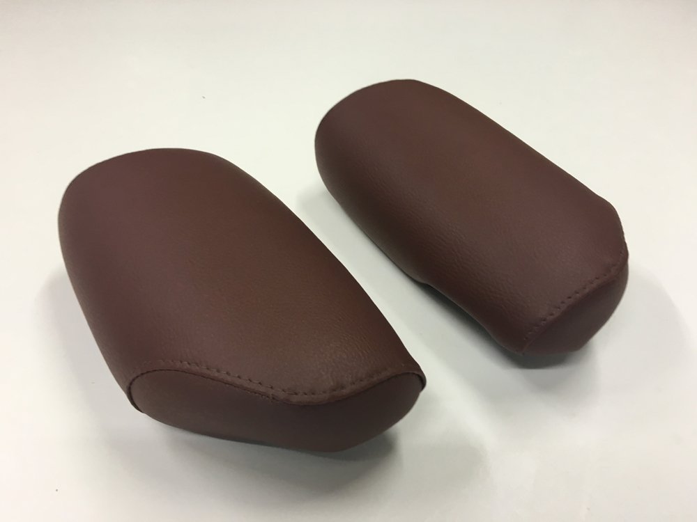Brown Leather Gym Bench Pads